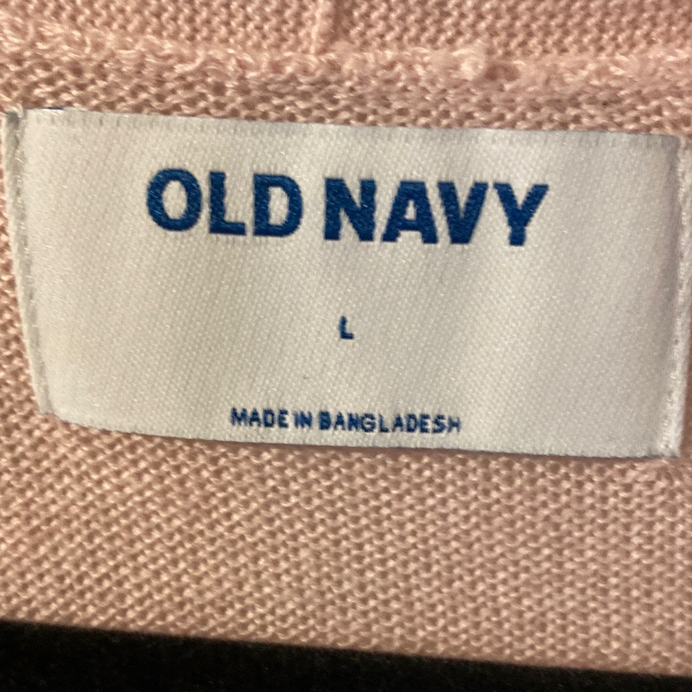 Old Navy Bogo L Sweater Cardigan NWOT BUNDLE OF NAVY AND LIGHT PINK - Picture 3 of 3